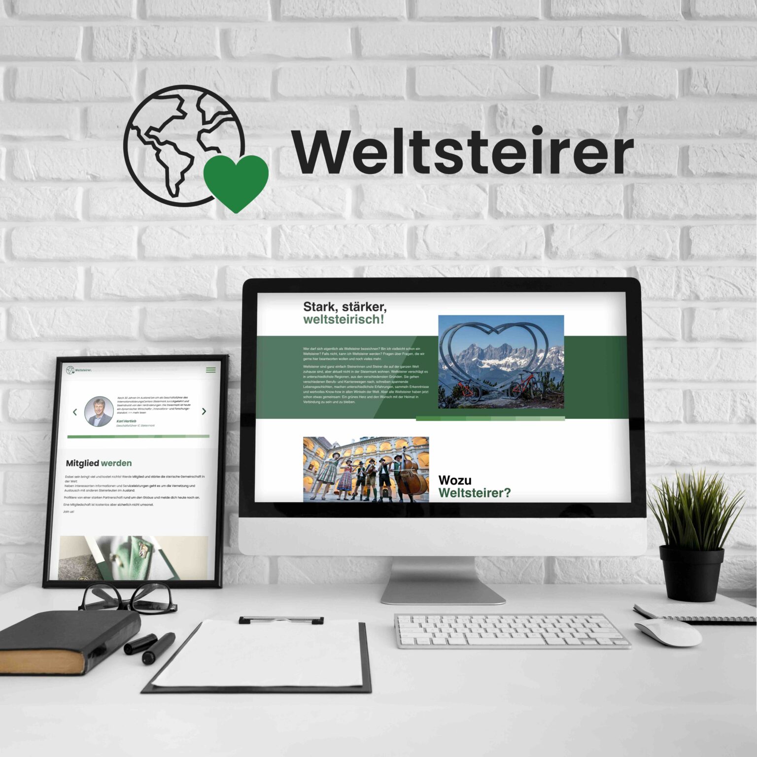 Webseite für den Verein der Weltsteirer