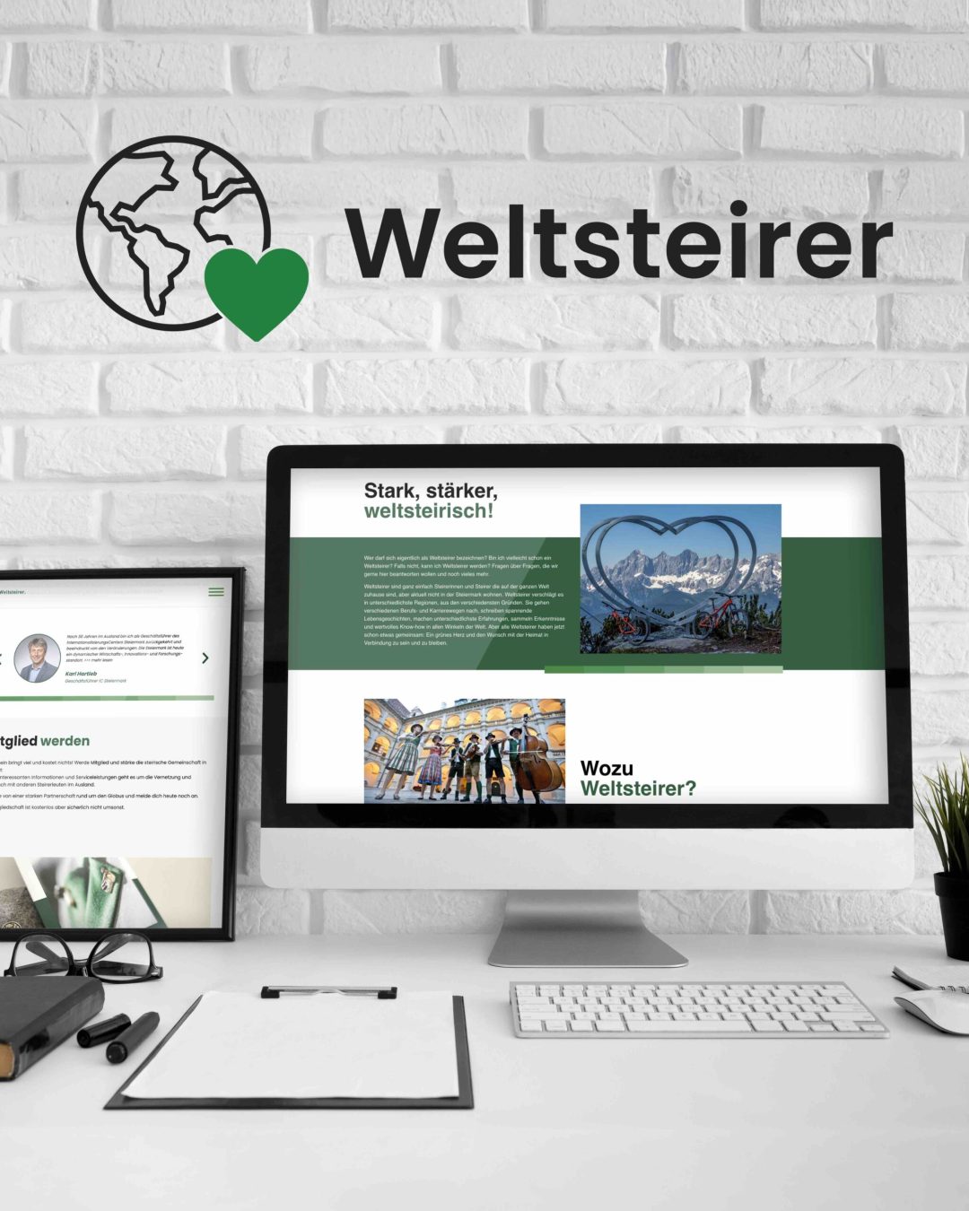 Webseite für den Verein der Weltsteirer